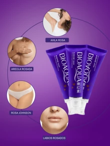 Crema blanqueadora íntima de Amareu, crema blanqueadora hidratante - Morado - Ver 3