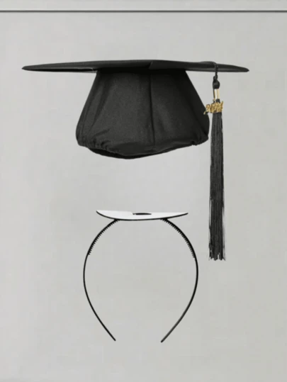 2 件/1 件坚固防滑毕业帽弹性头带，易于安装的毕业帽固定器，适合所有发型，舒适佩戴，无需造型即可牢固固定毕业帽，毕业季帽子配饰，毕业派对，毕业生、学生和女士的毕业帽，最佳毕业礼物庆祝礼物派对礼物