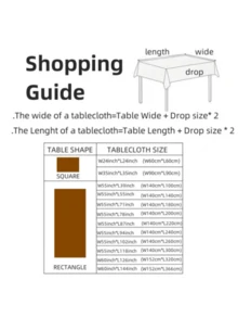 1pc Nordic Style Printed Tassel Square Tablecloth, Polyester Fabric Suitable For Restaurant, Party Decor - Green - View 3