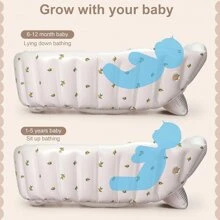 1 pièce Baignoire gonflable pour bébé de dessin animé, bac de bain pliable en PVC de haute qualité, bassin de douche pour bébé et piscine pour jouer dans l'eau