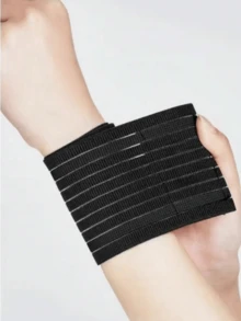 1 件，户外运动超长弹力健身防护装备，压缩绷带支撑，适用于深蹲、篮球、跑步、网球、足球健身房配件健身房绷带运动胶带 - 彩色 - 查看 3