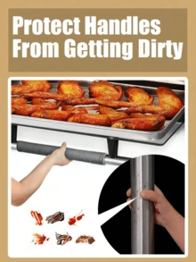 2pcs Refrigerator Door Handle Cover, Anti-Collision Anti-Scald Anti-Freeze Protection Sleeve, Microwave Oven Dishwasher Anti-Slip Handle Cover, Household Items, Mother's Day Gift, Garden, Summer, Beach, Squishy, Commencement, Congrats Grad, Travel Hiking Essentials, Portable Tools, Summer Essentials, Summer Portable - Multicolor - View 4