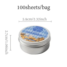 100张/包铁盒贴纸、食品罐系列、精美烘焙饮料主题PET贴纸、剪贴簿用品、装饰笔记本、相框、手机壳、水杯、垃圾桶、文具盒、DIY个性贴纸、学校用品、返校