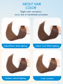 20pcs Tape In Hair Extensions Human Hair Color 60 Platinum Blonde 14-22 Inch 100% Human Hair Invisible Tape In Hair Extensions - Multicolor - View 10