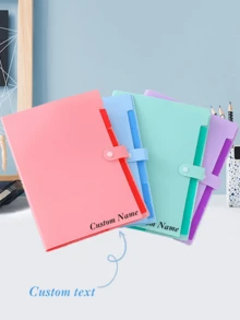 1 cái Thư mục phân loại nhiều cấp, Văn bản tùy chỉnh, Tên, Tên công ty, v.v., Có thể nhanh chóng định vị tệp mục tiêu, Giảm thời gian tìm kiếm, Có thể giúp người dùng quản lý tệp hiệu quả và có trật tự, đồng thời cải thiện hiệu quả làm việc và học tập. Chèn màu, Thư mục thông tin, Giá đựng giấy tờ học sinh và Túi đựng tài liệu, Quà tặng trở lại trường, Trở lại trường, Trở lại trường, Đồ dùng học tập, Đa chức năng, Trang trí, Có thể tái sử dụng, Hiện đại, Nhiều màu sắc, Dễ thương, Cổ điển, Hoạt hình, Kawaii, Tùy chỉnh, Cá nhân hóa, Độc đáo, Tùy chỉnh, Công nhân, Khách hàng, Học sinh, Dành cho doanh nghiệp/Công việc/Văn phòng, Dành cho trường học - Nhiều màu - Xem 1