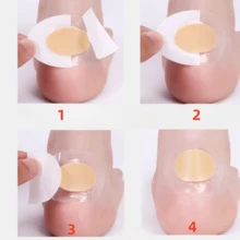 20片装凝胶足跟保护脚垫粘性水泡垫胶体足跟垫鞋贴缓解疼痛创可贴足部护理高跟鞋耐磨，适用于女士高跟鞋、女式浅口鞋和男士运动鞋夏季日常穿着