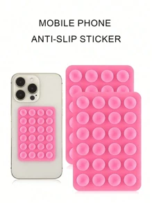 10pcs Double-Sided Silicone Suction Cup Upgrade Suction Cup Card Package Square Single Sided Phone Suction Cup Holder Adhesive Phone Case Holder Silicone Phone Accessories For Women For Men Wallet Mini Wallet Purse Wallet Magsafe Wallet Card Wallet