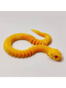 New 3D Printed Snake Joint Animated Ornament Toy Gift, 30cm