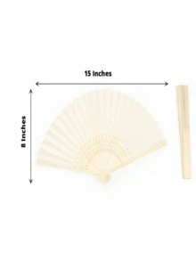 1/10/20/30pcs Handheld Paper Fans Paper Folding Fans,Multi Colored Folding Fan,Solid Color Fan,DIY Folding Fan,Party Dressing,Church Wedding Gift,Perfect For Parties And Events - Multicolor - View 5
