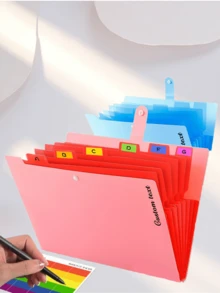 1 cái Thư mục phân loại nhiều cấp, Văn bản tùy chỉnh, Tên, Tên công ty, v.v., Có thể nhanh chóng định vị tệp mục tiêu, Giảm thời gian tìm kiếm, Có thể giúp người dùng quản lý tệp hiệu quả và có trật tự, đồng thời cải thiện hiệu quả làm việc và học tập. Chèn màu, Thư mục thông tin, Giá đựng giấy tờ học sinh và Túi đựng tài liệu, Quà tặng trở lại trường, Trở lại trường, Trở lại trường, Đồ dùng học tập, Đa chức năng, Trang trí, Có thể tái sử dụng, Hiện đại, Nhiều màu sắc, Dễ thương, Cổ điển, Hoạt hình, Kawaii, Tùy chỉnh, Cá nhân hóa, Độc đáo, Tùy chỉnh, Công nhân, Khách hàng, Học sinh, Dành cho doanh nghiệp/Công việc/Văn phòng, Dành cho trường học - Nhiều màu - Xem 6