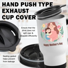 14oz Mother's Day Gift Car Mugs, Gifts For Mothers, Car Mug Gifts, Mom Car Mugs Mother's Day Gifts For Mom Mom Car Mugs Mom Birthday Gifts Mother's Day Car Mugs Mom's Day Car Mugs New Mom Gifts, Mother's Day Gifts, Gifts For Mom, Car Mugs For Mom - Black and White - View 2