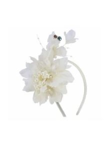 1 buc pălărie elegantă, pălărie Kentucky Derby, accesoriu de păr pentru femei, pălărie pentru petrecerea de ceai, agrafă de păr din voal de mireasă - Multicolor - Vizualizare 19