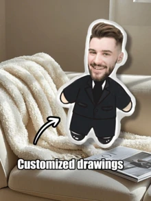 Un Cojín Personalizado Especial, Adecuado Para Cualquier Escena, Personalización Reversible, Tela Cómoda, Regalo Perfecto Para Fiestas