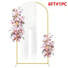 1 pezzo Supporto in metallo a forma di arco, cornice ad arco dorata per palloncini per matrimonio, compleanno, festa nuziale, decorazione natalizia