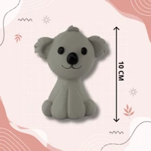 Brinquedo De Banho Bebê Mordedor 100% Natural Macio Menino Menina Presente Boneco Bichinho