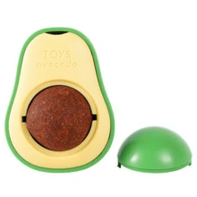 Abacate de Brinquedo Catnip para Gatos  Natural Interativo - Verde - Visão 7