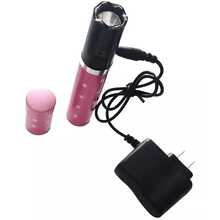 Lampara Recargable Tipo Lápiz Labial Portartil Con Cargador - Rosa - Ver 6
