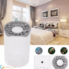 Home Air Purifiers For Large Room Medical Grade HEPA Air Purifier Smoke Odor Pet - White - View 2