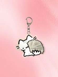 1件/7件亚克力可爱猫咪钥匙扣：情侣猫A、情侣猫B、爱心猫钥匙扣、钞票猫、肌肉猫、相扑猫、草莓猫。可爱挂饰，汽车钥匙扣。日常包袋配饰，包袋挂饰，挂绳，钥匙扣。适合男朋友、女朋友、家人、医生、护士、派对、手机装饰等。汽车配饰，学校背包，卡通万圣节配饰，教师节圣诞礼物。 - 彩色 - 查看 17