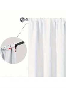 1 tấm rèm cửa sổ mỏng thêu hình cây nhỏ theo phong cách Bắc Âu tối giản, thanh lịch và tươi mới - Nhiều màu - Xem 9