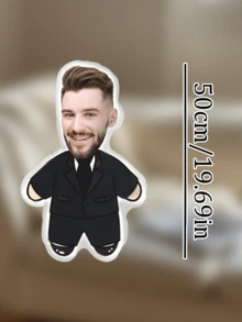 Un Cojín Personalizado Especial, Adecuado Para Cualquier Escena, Personalización Reversible, Tela Cómoda, Regalo Perfecto Para Fiestas