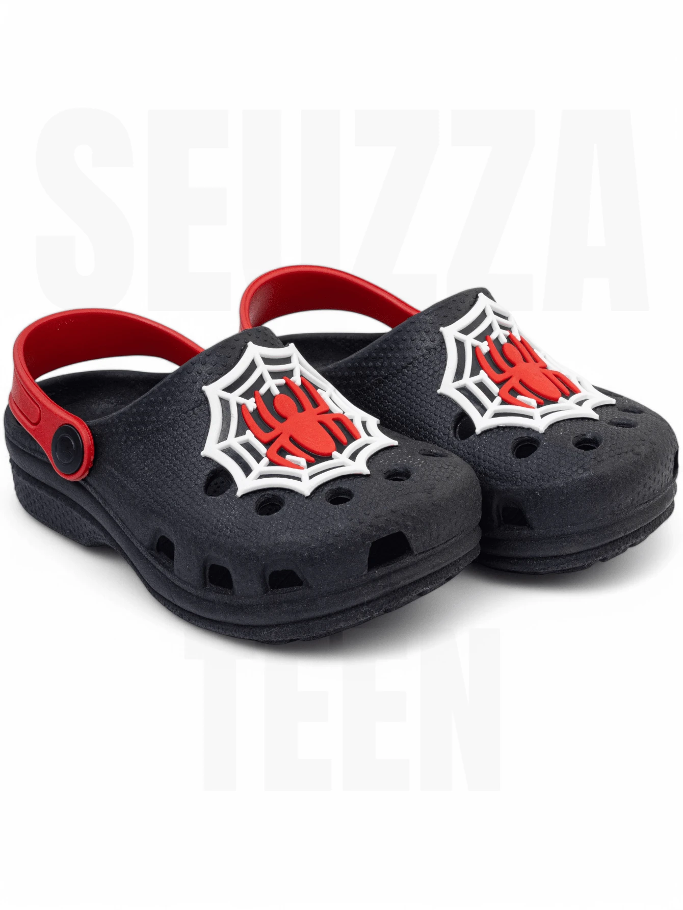 Kids Flat Sandals - Black - View 1