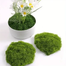 Moss Sod, Outdoor Garden Landscape Decor Artificial Moss Grass, Interior Window Display Bionic Moss Decorations - Multicolor - View 10