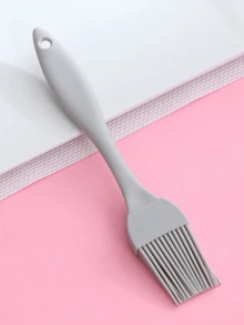 1/3 Silicone Barbecue Brush, Kitchen Pancake Sauce Brush, High-Temperature Resistant, Not Easy To Stick To Food, Durable And Non-Shedding Silicone Brush. Silicone Baking Supplies, Kitchenware.