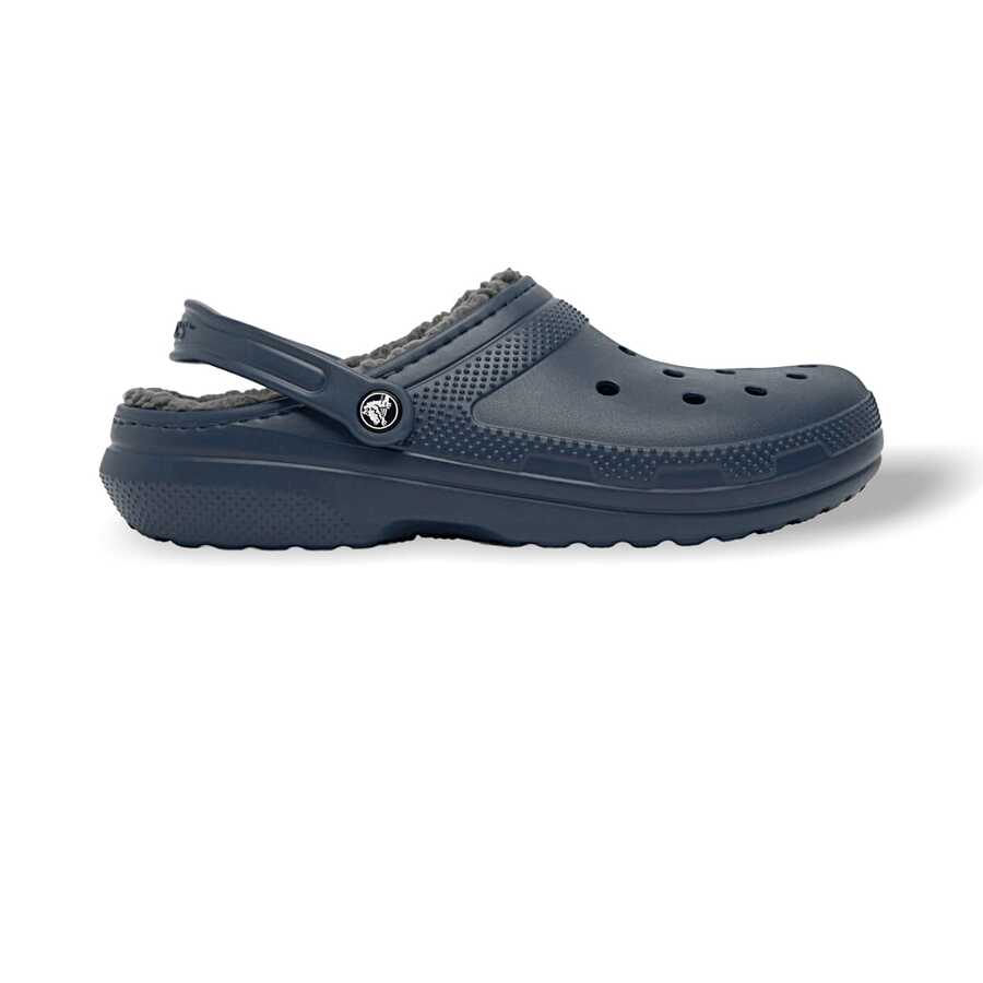 Crocs Classic Lined Clog Navy/Char - Màu xanh lam - Xem 1