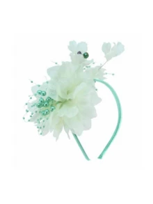 1 buc pălărie elegantă, pălărie Kentucky Derby, accesoriu de păr pentru femei, pălărie pentru petrecerea de ceai, agrafă de păr din voal de mireasă - Multicolor - Vizualizare 7