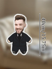 Un Cojín Personalizado Especial, Adecuado Para Cualquier Escena, Personalización Reversible, Tela Cómoda, Regalo Perfecto Para Fiestas