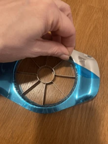 1pc Reusable Apple Corer & Slicer, Creative Fruit Cutter, Stainless Steel Apple Divider, Kitchen Fruit Cutting Tool, Kitchen Gadget - Silver - View 4