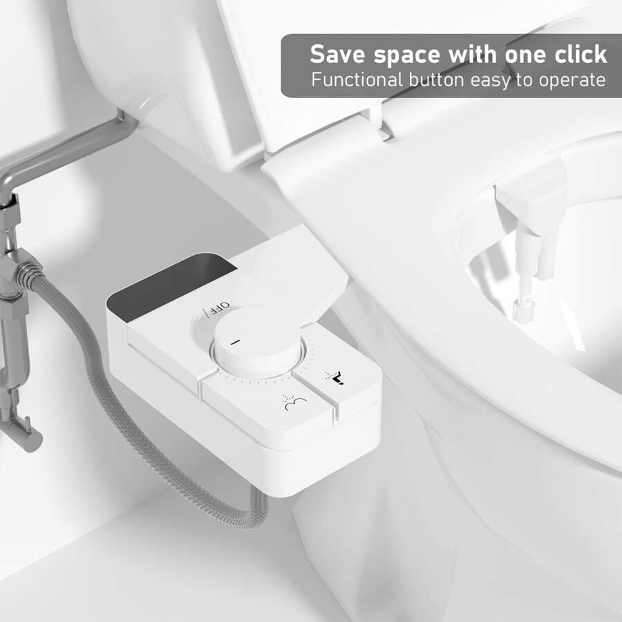 Ibergrif M41050 Bidet Attachment For Toilet , Non-Electric