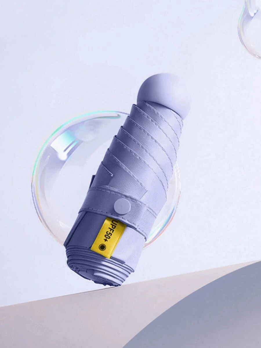 Portable Compact Lightweight Travel Umbrella, Waterproof, Automatic Open, Close. - Màu tím - Xem 1