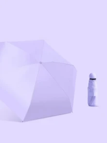 Portable Compact Lightweight Travel Umbrella, Waterproof, Automatic Open, Close. - Màu tím - Xem 2