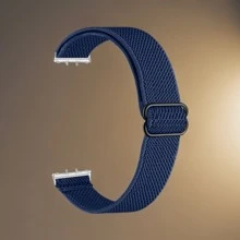 1pc Stretchy Nylon Compatible With Samsung Galaxy Fit 3 Band For Women Men, Elastic Loop Adjustable Soft Sport Strap Wristband Compatible With Galaxy Fit 3 Band Smartwatch Accessories
