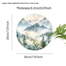 Snow Mountain Mouse Pad Aesthetic Art Desk Mat 35.4x15.7 Inch Desk Accessories Rubber Base With Stitched Edge Non-Slip Keyboard Pad For Office Home Computer As Gifts For Men Women Friends Birthdays Christmas