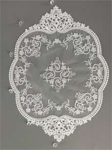 2pcs/4pcs/6pcs Vintage Lace Placemats, Handmade Embroidered Table Mats For Dining Table, Kitchen, Holiday, Wedding Decoration