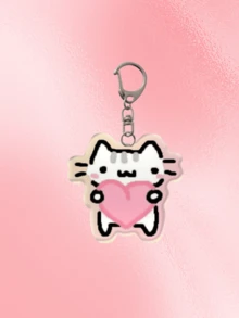 1件/7件亚克力可爱猫咪钥匙扣：情侣猫A、情侣猫B、爱心猫钥匙扣、钞票猫、肌肉猫、相扑猫、草莓猫。可爱挂饰，汽车钥匙扣。日常包袋配饰，包袋挂饰，挂绳，钥匙扣。适合男朋友、女朋友、家人、医生、护士、派对、手机装饰等。汽车配饰，学校背包，卡通万圣节配饰，教师节圣诞礼物。 - 彩色 - 查看 20