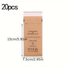 20 件/40 件耐热可重复密封袋，适用于牙科、美容、美甲沙龙、餐具、紫外线和臭氧消毒、可重复使用的包装袋