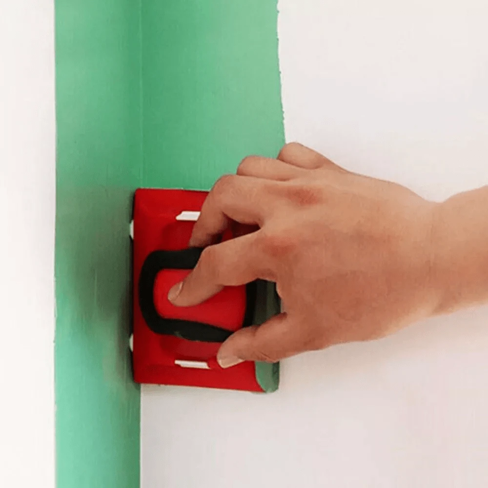 Paint Edger Brush Wall Tool Home Clean-Cut Room Latex Corner Window-Edge Pad - Red - View 1