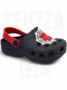 Kids Flat Sandals - Black - View 3