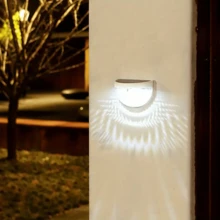 2/4/6 Packs Solar Fence Lights, Solar Deck Lights, Solar Wall Lights, Solar Wall Mount Outdoor Waterproof Fence Lamp, White LED Lamp, Lighting For Garden, Home, Patio, Yard, Garage, Camping, Step Stair Gift For Birthday, Halloween, Christmas Party Decoration (White - White Light) - White - White Light - View 8