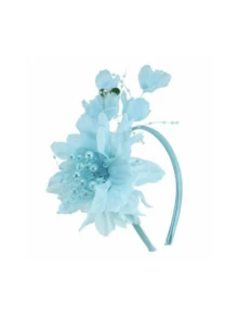 1 buc pălărie elegantă, pălărie Kentucky Derby, accesoriu de păr pentru femei, pălărie pentru petrecerea de ceai, agrafă de păr din voal de mireasă - Multicolor - Vizualizare 13