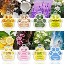 1 件 3 盎司香味蜡融化用于蜡烛加热器，猫爪形天然大豆蜡加热块/挞适用于家庭去除异味礼物生日毕业