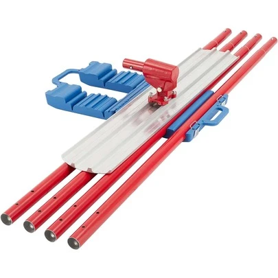 CuisinSmart Bull Float Magnesium Concrete Float 48 X 8" /36 X 8" Round End Concrete Float Tool Cement Tool Concrete Kit Bull Float With 4 Float Handle