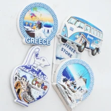 1pc Birthday Gift, Festival Gift, Spain Fridge Magnet, Granada Landscape Fridge Magnet, Seville Landscape Fridge Magnet, Alicante Landscape Fridge Magnet, Valencia Fridge Magnet, Spain Landscape Fridge Magnet, Photo Fridge Magnet, Spain Style Home Decor, Greece Landscape Fridge Magnet, Greece Seascape Fridge Magnet, Seascape Fridge Magnet, Blue Fridge Magnet, Blue Home Decor - Multicolor - View 9