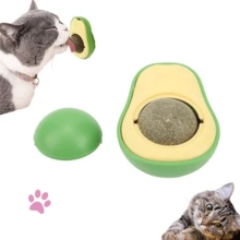 Abacate de Brinquedo Catnip para Gatos  Natural Interativo - Verde - Visão 2