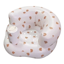 Baby Inflatable Seat,Sofás Para Niños For Babies 3-36 Months, Built In Air Pump Infant Back Support Sofa, Infant Support Seat Toddler Chair For Sitting Up, Baby Shower Chair Floor Seater Gifts - oso - Ver 1