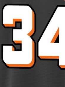 Atonmore 男式篮球球衣，34 码，黑色，刺绣和缝制篮球背心，无袖运动上衣 - 黑色 - 查看 5